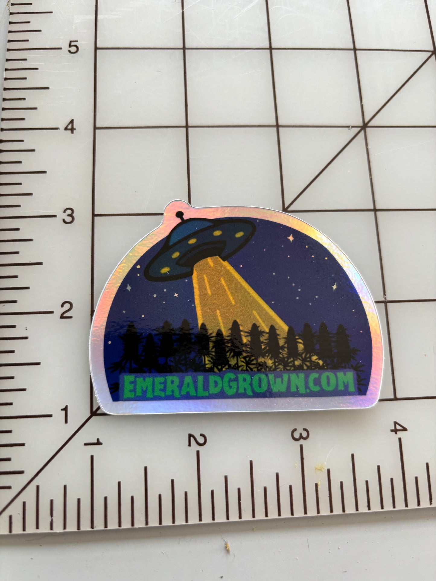 Holographic UFO Logo