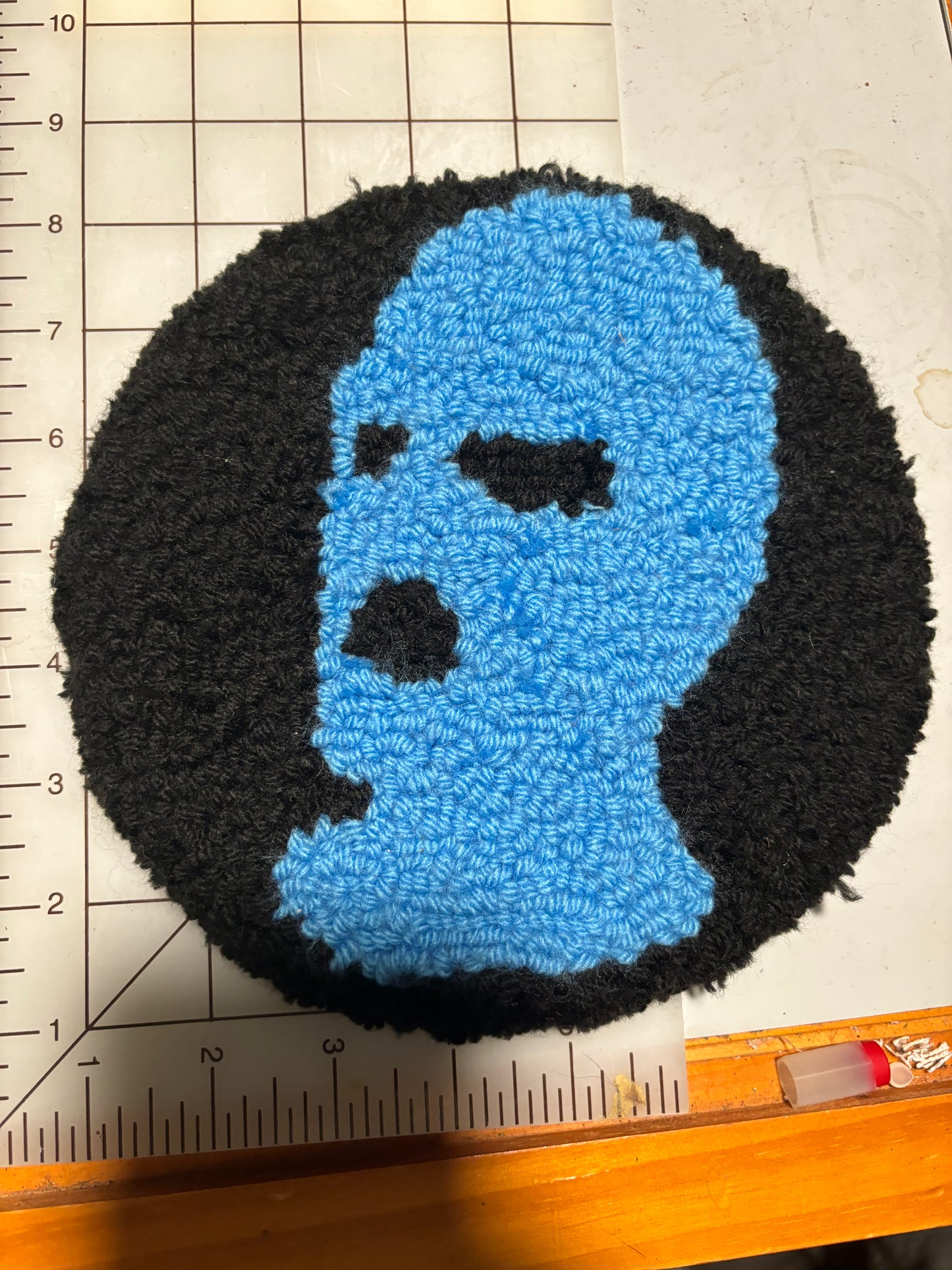 Blue on Black Skimask v1
