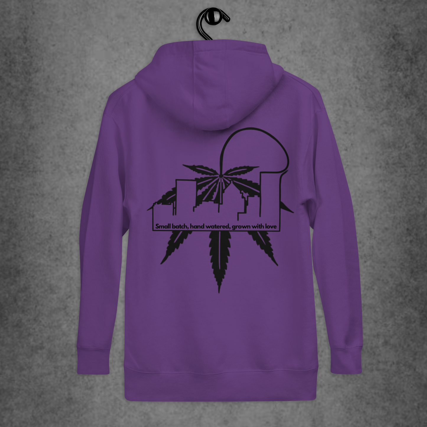 City Outline Black Hoodie