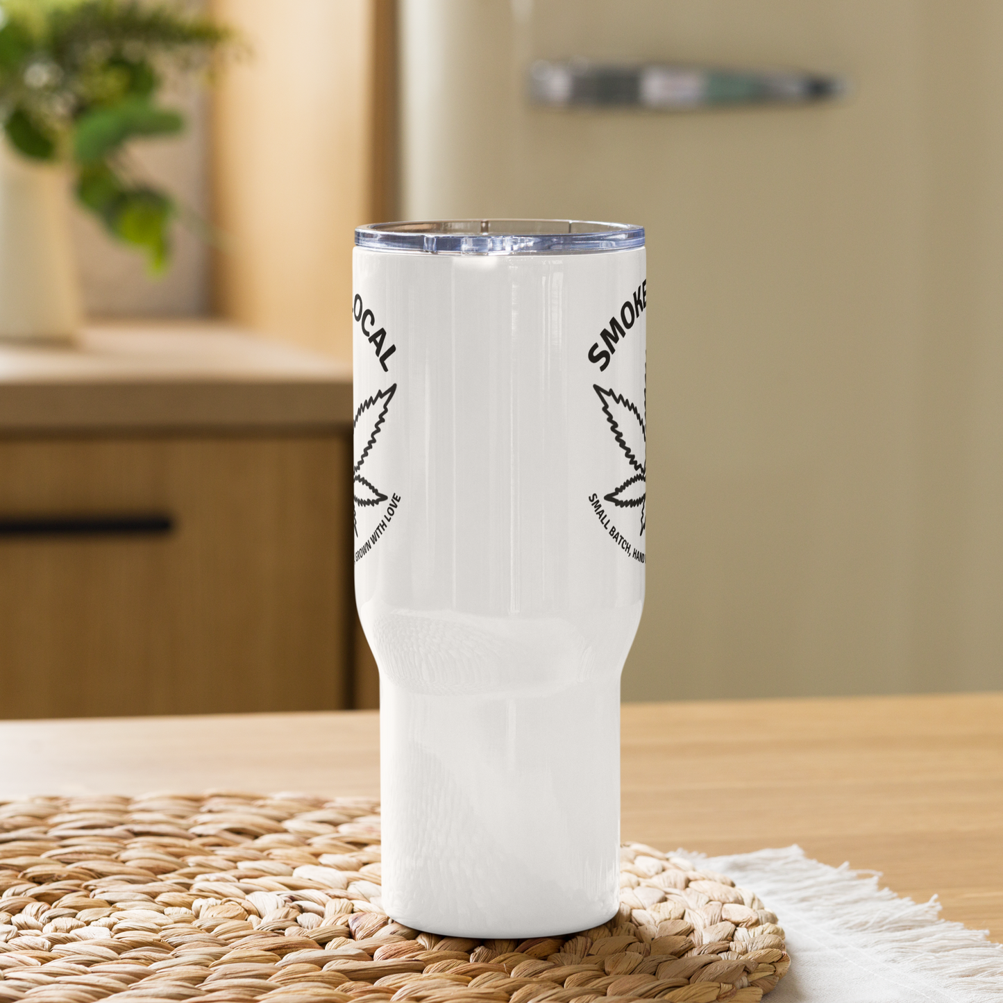 Smoke Local Travel mug with a handle
